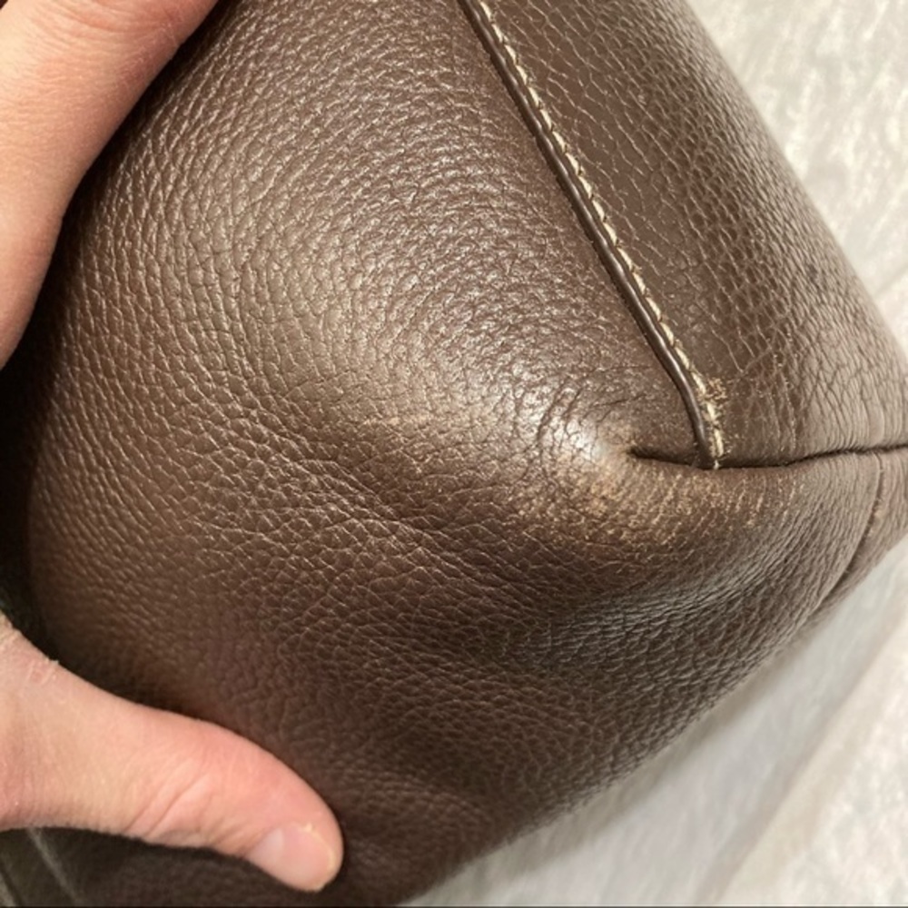 Coach brown leather tote bag - Picture 6 of 12